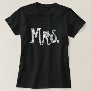 Sra. t camisetas de la novia / esposa