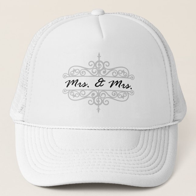 SRA. y SRA. LESBIAN MATRIMONIO GORRAS (Anverso)