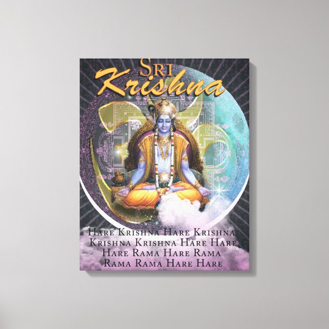 SRI KRISHNA - Lienzo impreso (Anverso)