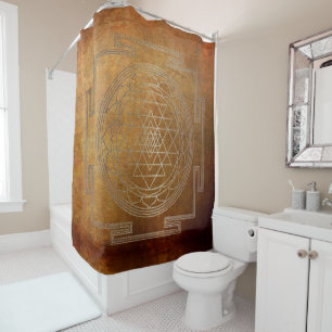 Sri Yantra - Cortina de ducha