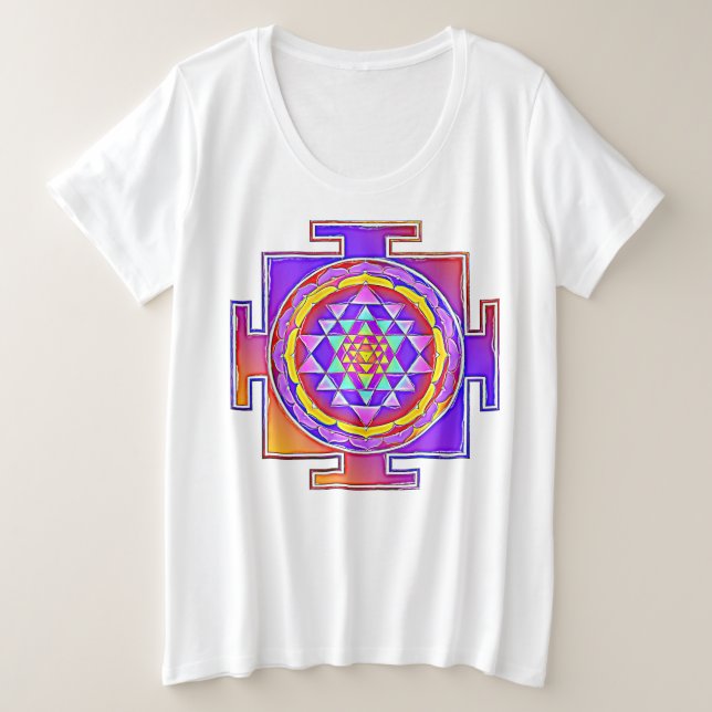 Sri Yantra - Diseño de símbolo del hinduismo 1 (Anverso del diseño)