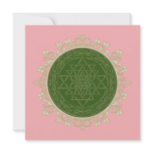 Sri Yantra Mandala - Tarjeta de saludo