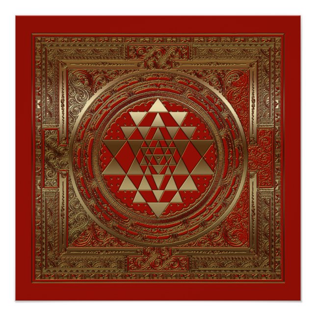 Sri Yantra - Poster (Anverso)