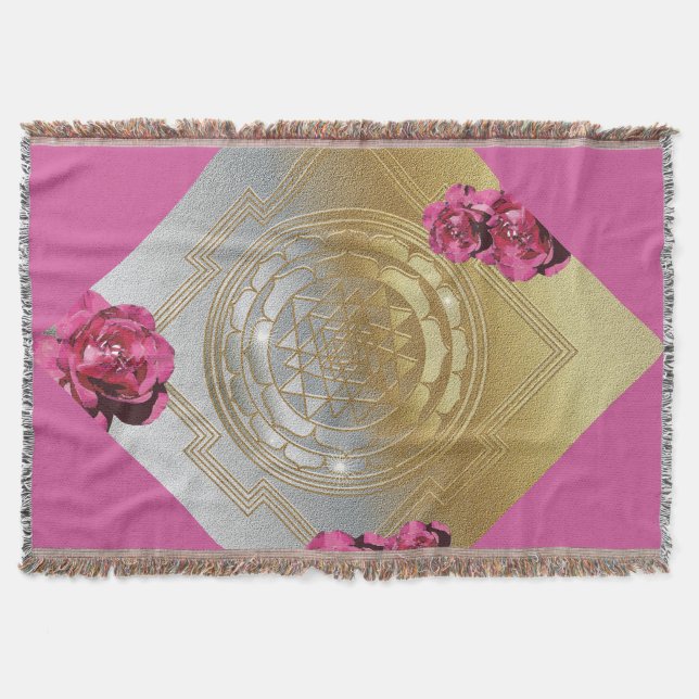 SRI YANTRA y el aroma de los Rosas II - Una manta (Anverso)