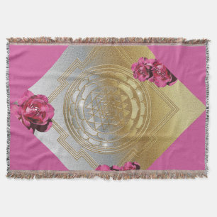SRI YANTRA y el Aroma de Rosas II - Manta