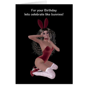 Srta. bonita Bunny en medias rojas del blanco de