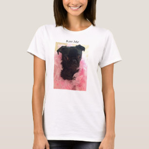 Srta. Harley "me besa" camiseta