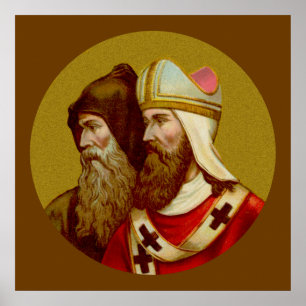 SS. Cirilo y Metodio (M 001) Póster #2