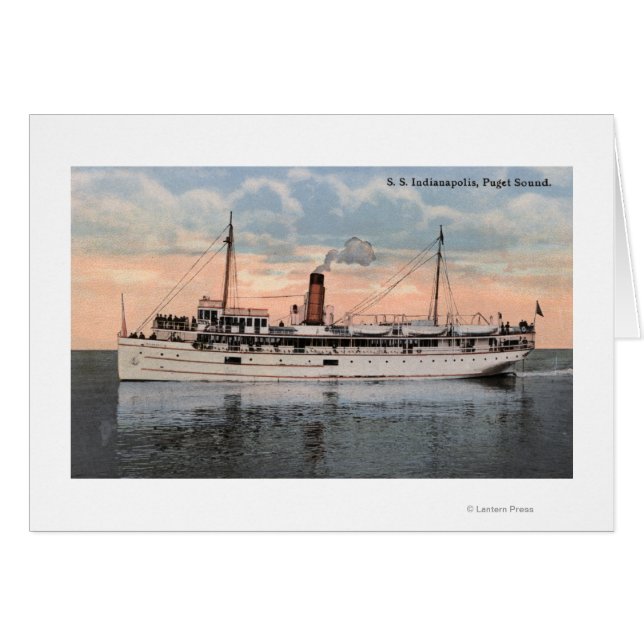 SS Indianapolis Steamer View (Anverso (Horizontal))
