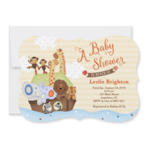 SS Noah / Invitación de Baby Shower Ark de Noah
