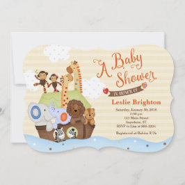 SS Noah / Invitación de Baby Shower Ark de Noah