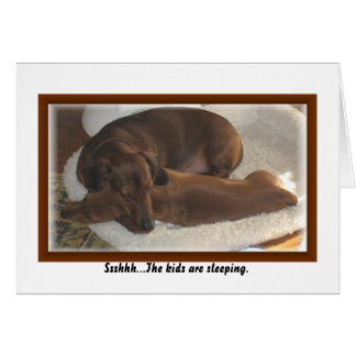 Ssshhh… los niños está durmiendo