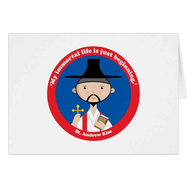 St. Andrew Kim (Anverso (Horizontal))