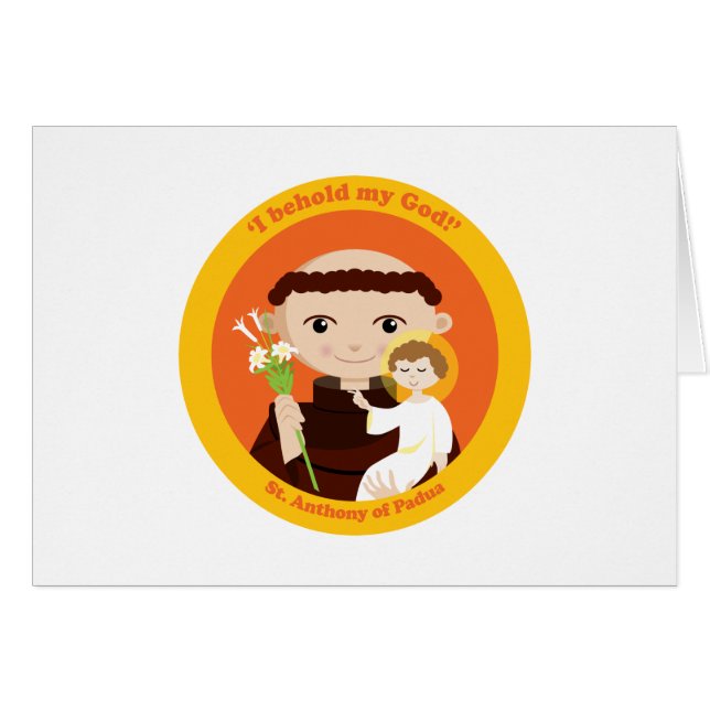 St Anthony de Padua (Anverso (Horizontal))