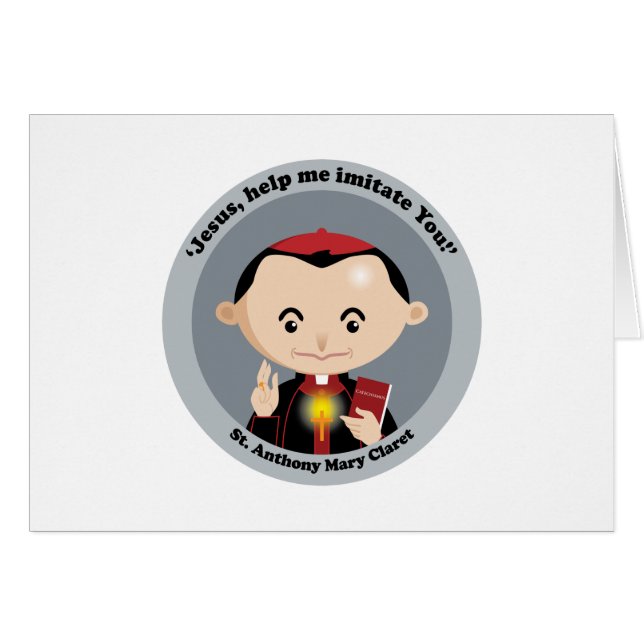 St. Anthony Mary Claret (Anverso (Horizontal))