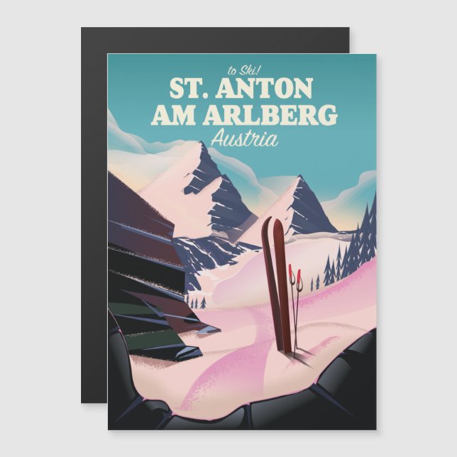 St. Anton am Arlberg ski Austria (Anverso/Reverso)