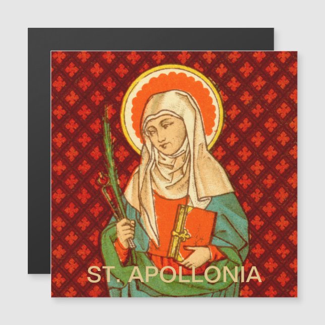 St. Apollonia (VVP 001) 5.25"x5.25" (Anverso/Reverso)
