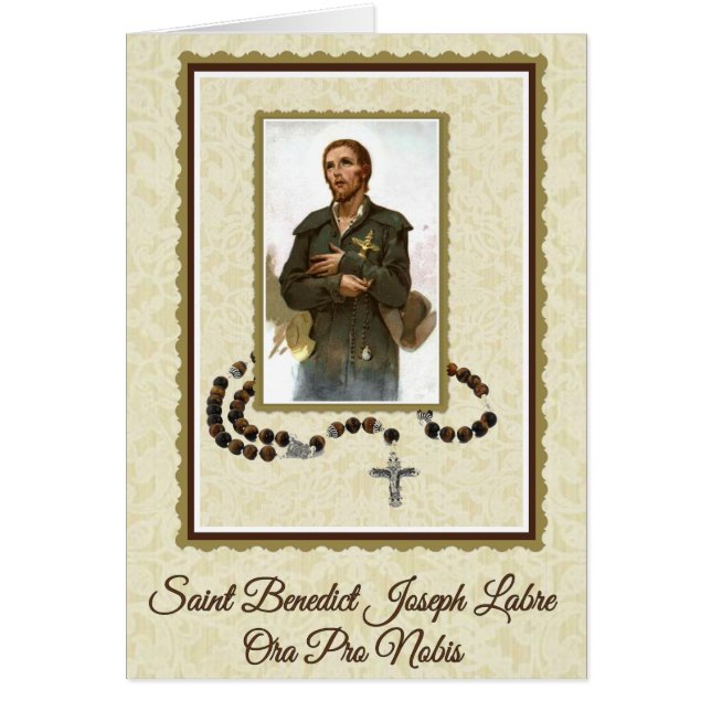 St. Benedict Joseph Labre Rosary (Frente)