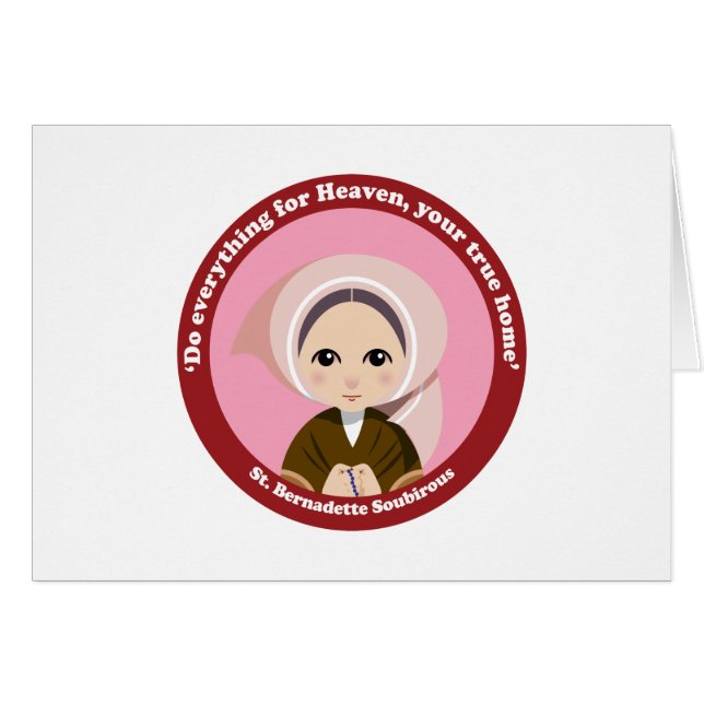 St. Bernadette Soubirous (Anverso (Horizontal))