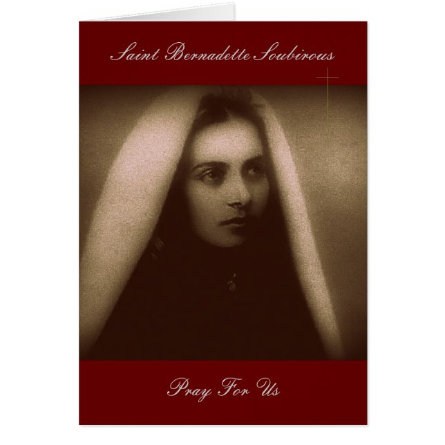 St. Bernadette Soubirous Pray Por Nosotros (Frente)