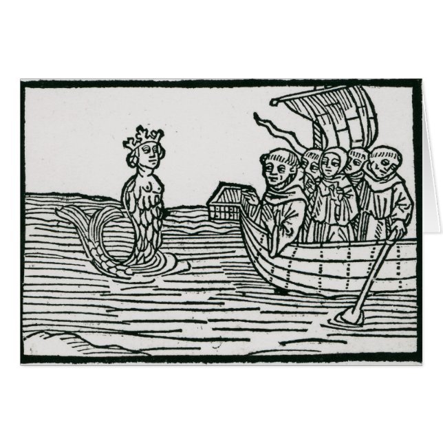 St. Brendan y la sirena (Anverso (Horizontal))