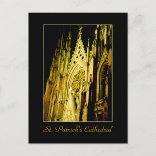 'St. Catedral de Patrick en la tarjeta postal de l