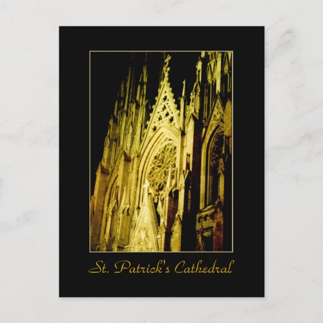'St. Catedral de Patrick en la tarjeta postal de l (Anverso)