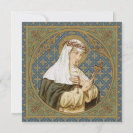 St. Catherine de Siena (BK 19) Tarjeta de felicita