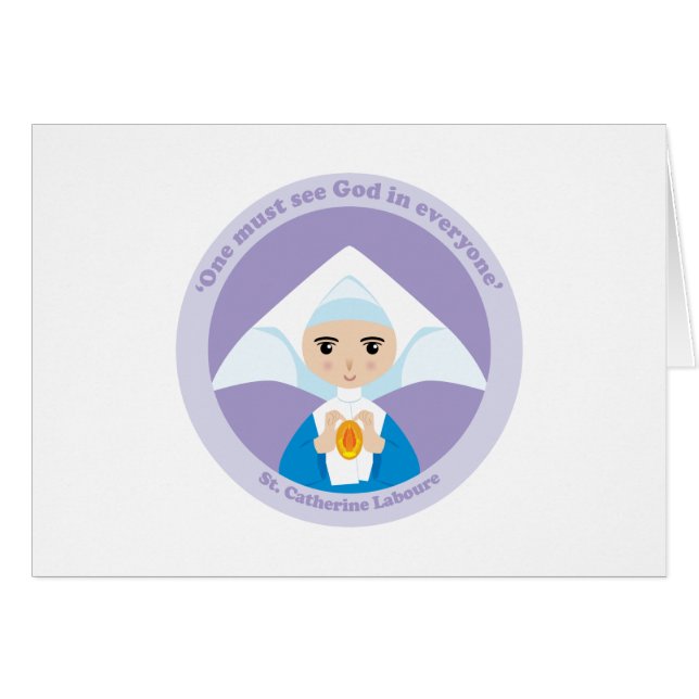 St. Catherine Laboure (Anverso (Horizontal))