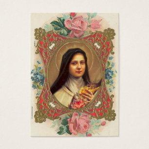 St. católico Teresa las tarjetas santas de la