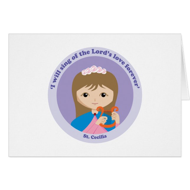 St Cecilia (Anverso (Horizontal))