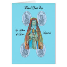 St. Clare del día de banquete de Assisi