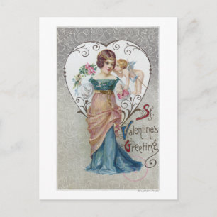 St. Cupid del saludo de la tarjeta del día de San
