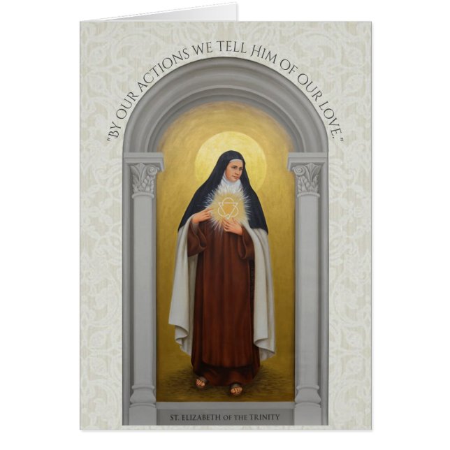 St. Elizabeth de la monja carmelita de la trinidad (Frente)