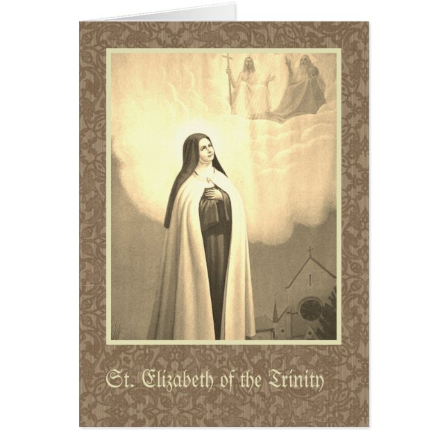 St. Elizabeth de la trinidad, monja carmelita (Frente)