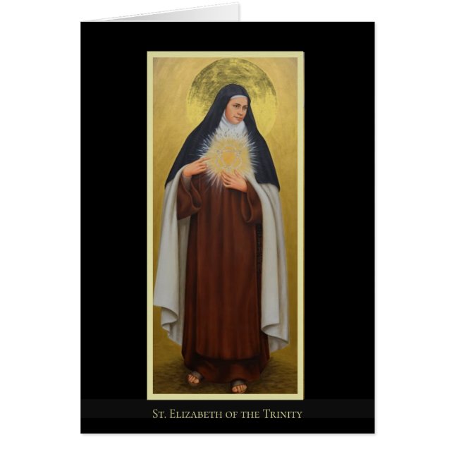 St. Elizabeth del santo carmelita de la trinidad (Frente)