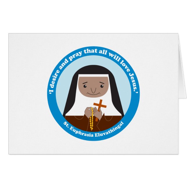 St. Euphrasia Eluvathingal (Anverso (Horizontal))