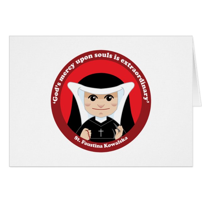 St. Faustina Kowalska (Anverso (Horizontal))