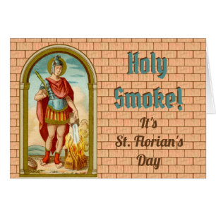 St. Florian of Lorch (BK 32) Tarjeta de felicitaci