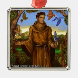 St Francis con los pájaros, el ornamento precioso
