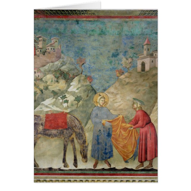 St Francis da su capa a un extranjero (Frente)