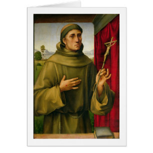St Francis de Assissi, c.1490 (tempera en el