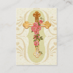 St Francis de Sales en "SU" tarjeta santa CRUZADA