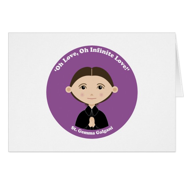 St. Gemma Galgani (Anverso (Horizontal))