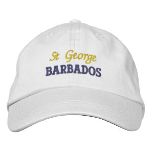 St George, el gorro de béisbol bordado en Barbados