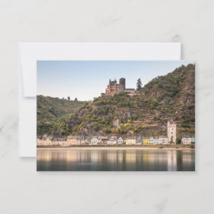 St. Goarshausen - Tarjeta Burg Katz