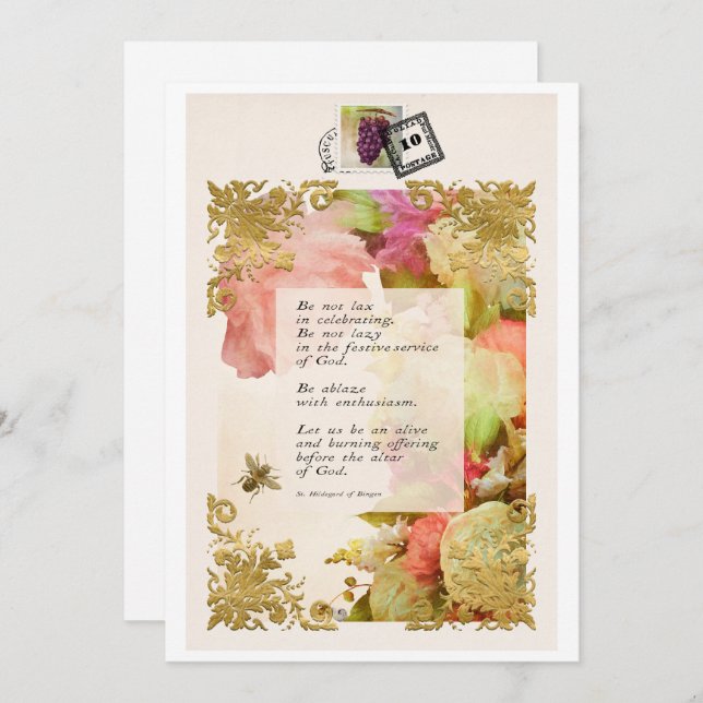 St. Hildegard de Bingen (Anverso / Reverso)