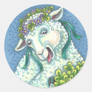 ST. Hoja de PEGATINAS de PATRICK'S IRISH EWE & SHA