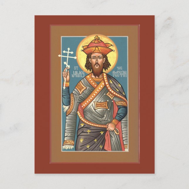 St. James, la tarjeta de oración persa (Anverso)