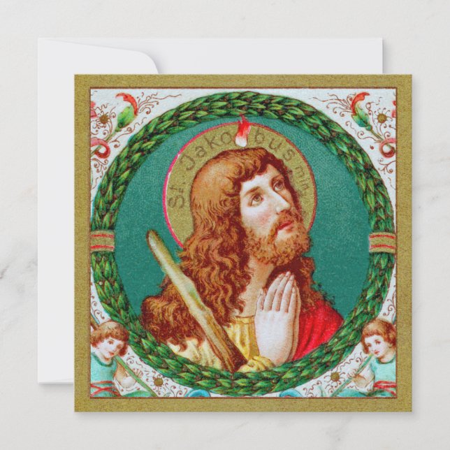 St. James the less (JMAS 05) Square Blank Greeting (Anverso)